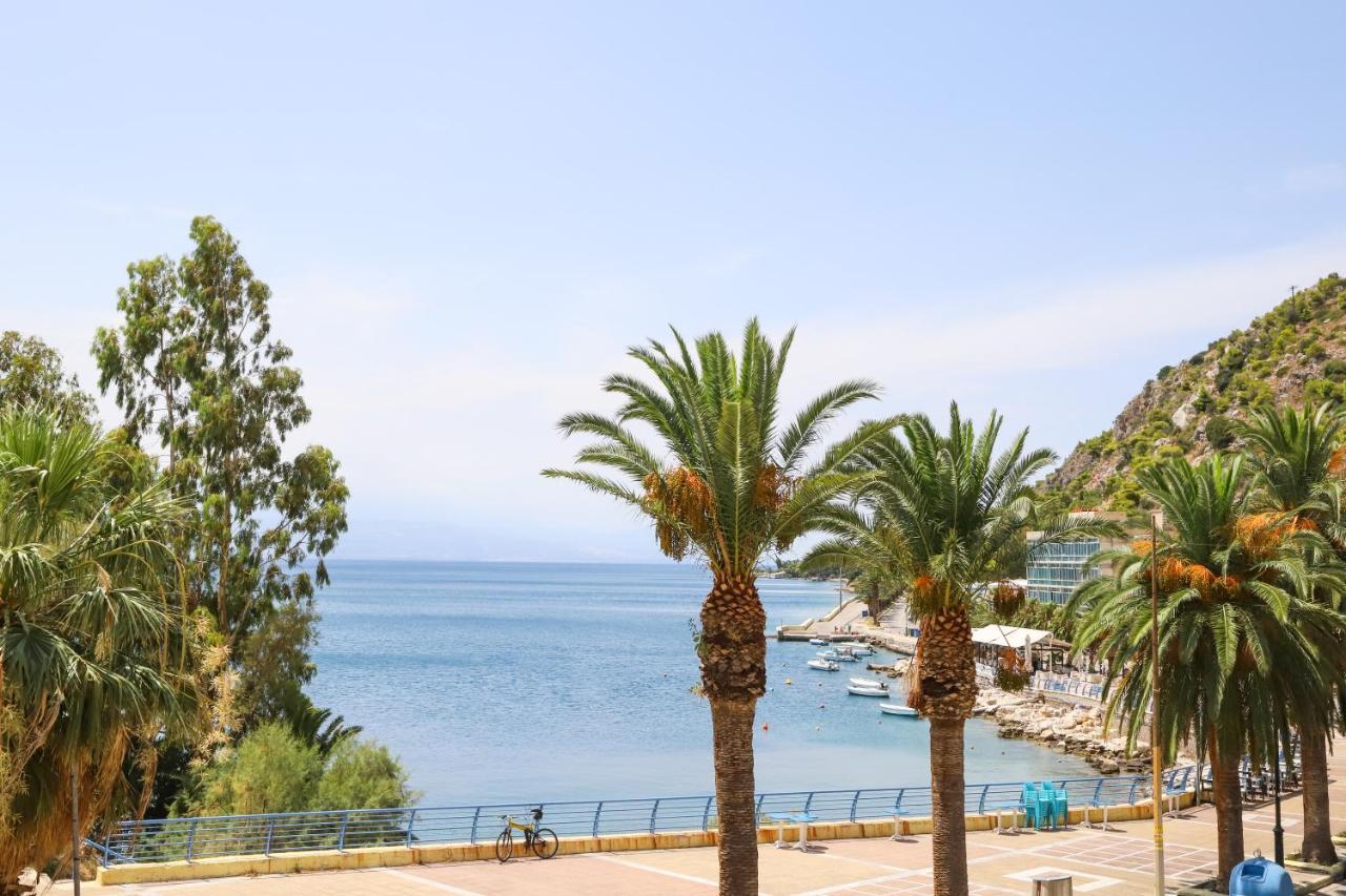 Luxury Seaview Apartment Con Vista ルートラキ エクステリア 写真
